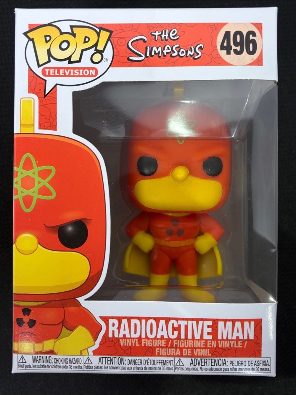 Funko Pop! The Simpsons Radioactive Man #496 Vinyl Figure Collectible